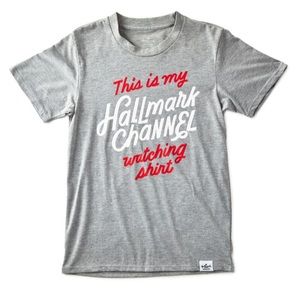NWT Hallmark Unisex This is my Hallmark Channel Watching shirt Small fit
